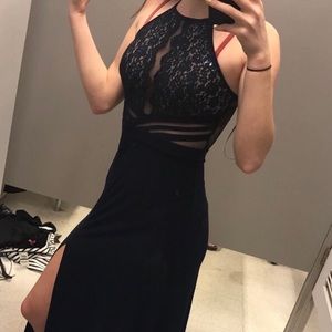 Navy Blue Prom Dress - Worn Once
